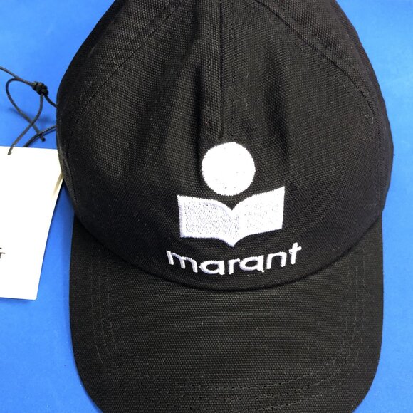 ❤Isabel Marant embroidered-logo cotton cap - Picture 1 of 4